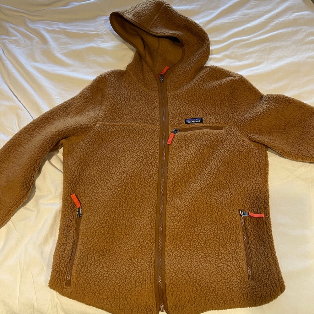 Patagonia Women's Retro Pile Fleece Hoody Brown